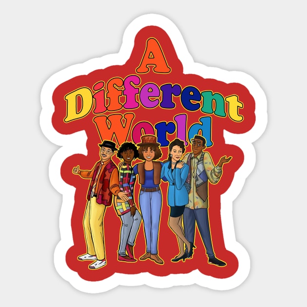 A different world tv shows Sticker by Rurulako